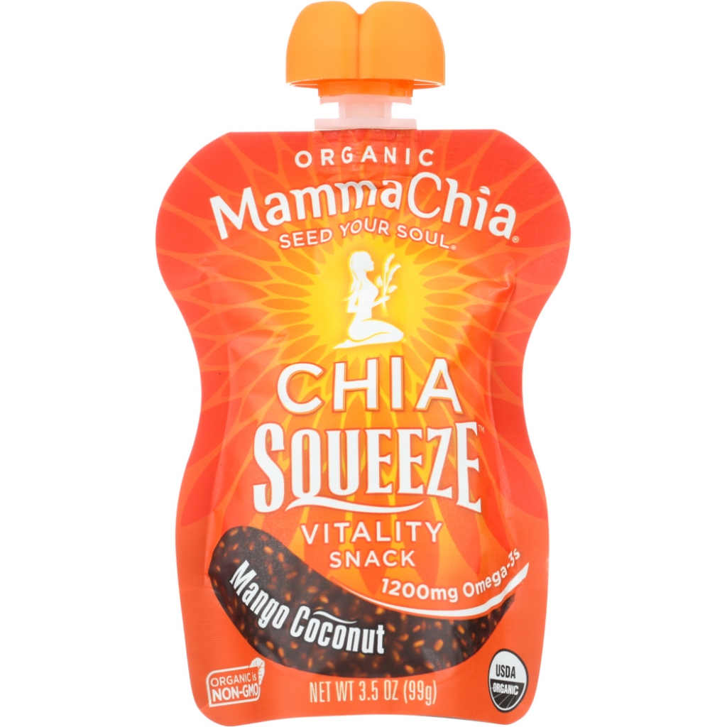 Mango Coconut Organic Chia Squeeze, 3.5 oz