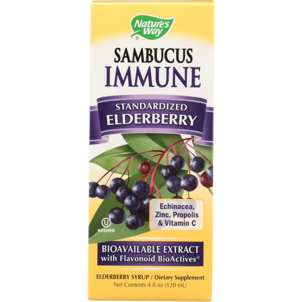 Sambucus Elderberry Immune Syrup - Natural Wellness Support