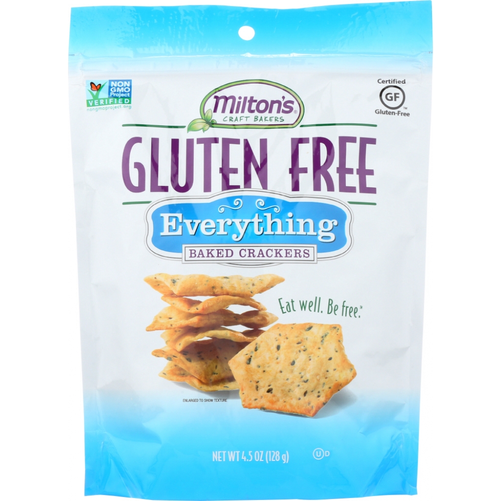 Milton's Everything Gluten Free Crackers - Flavor-packed Snack