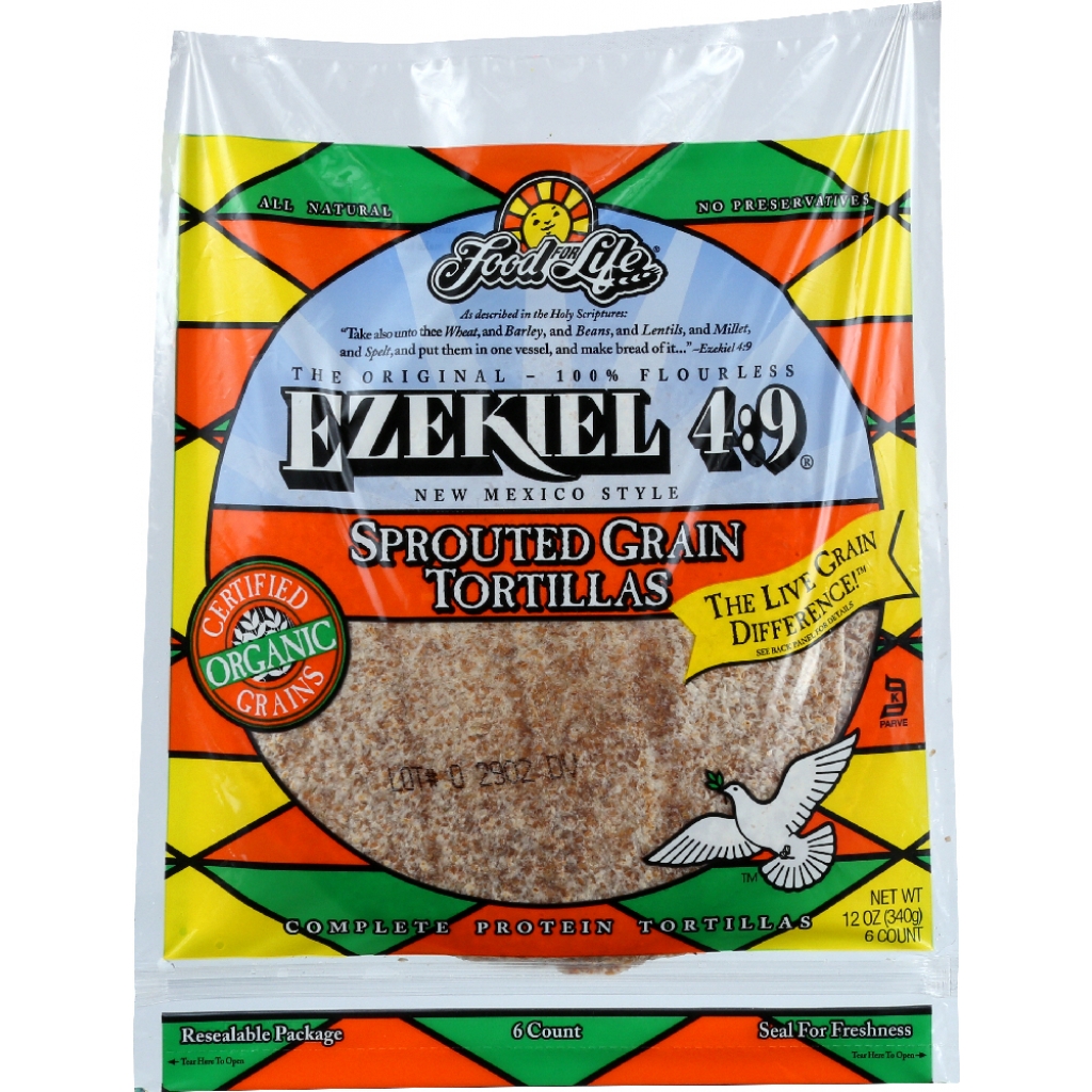 9 Sprouted Grain Tortillas - Wholesome Option