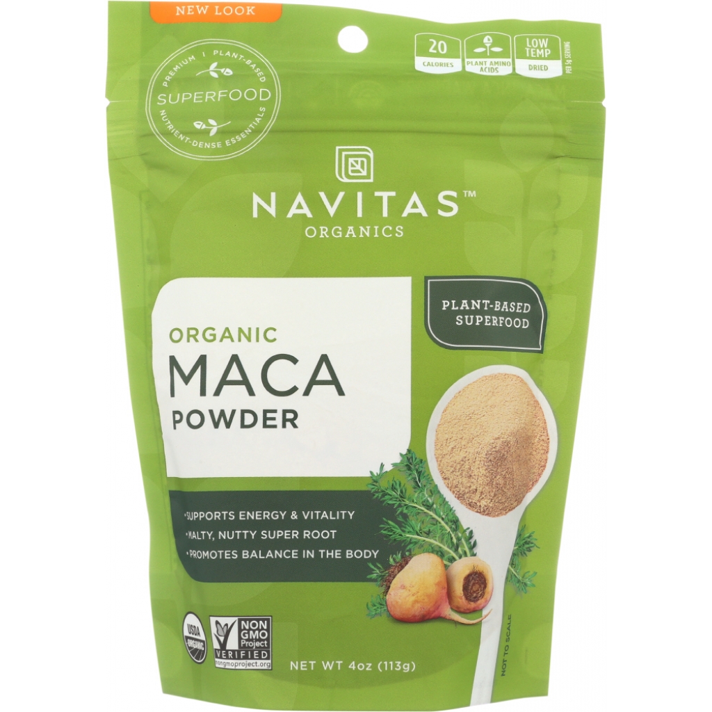 Raw Organic Maca Powder - 4 oz