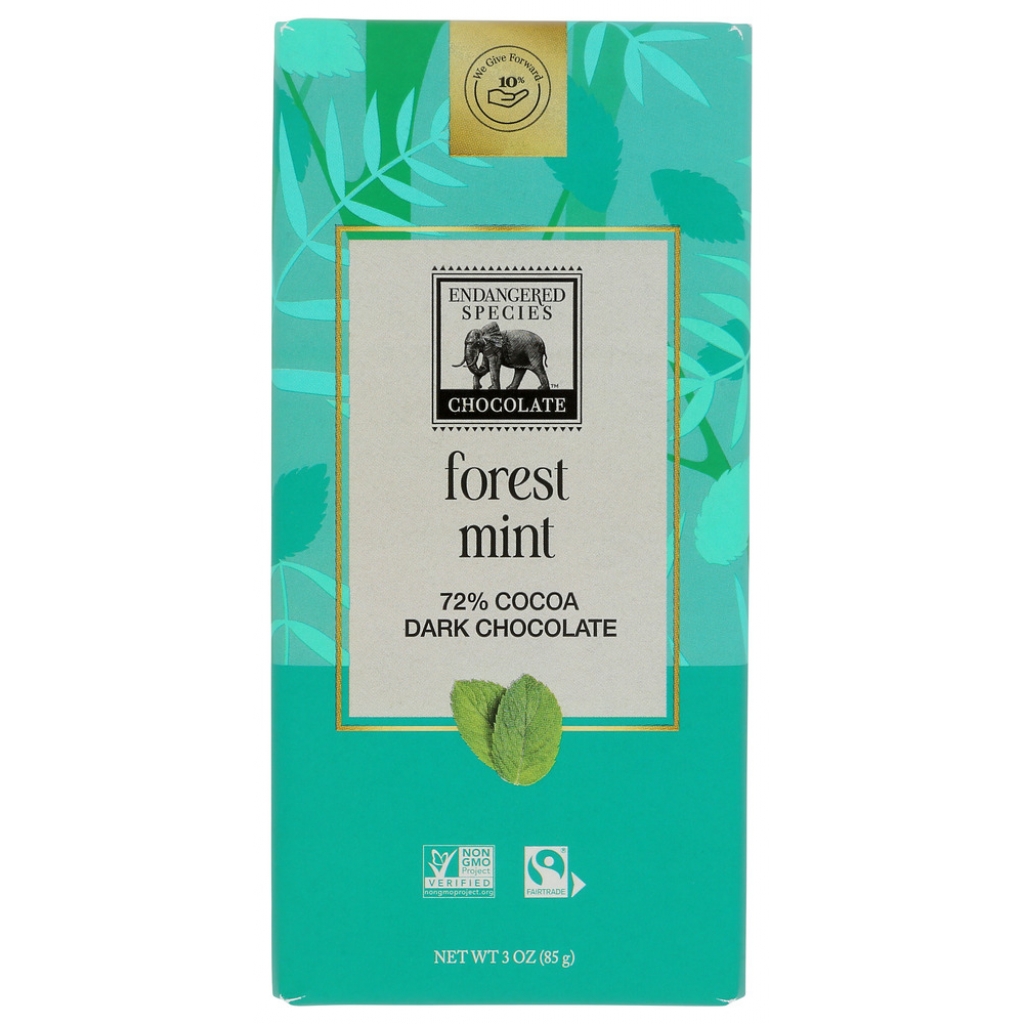 Natural Dark Chocolate with Forest Mint