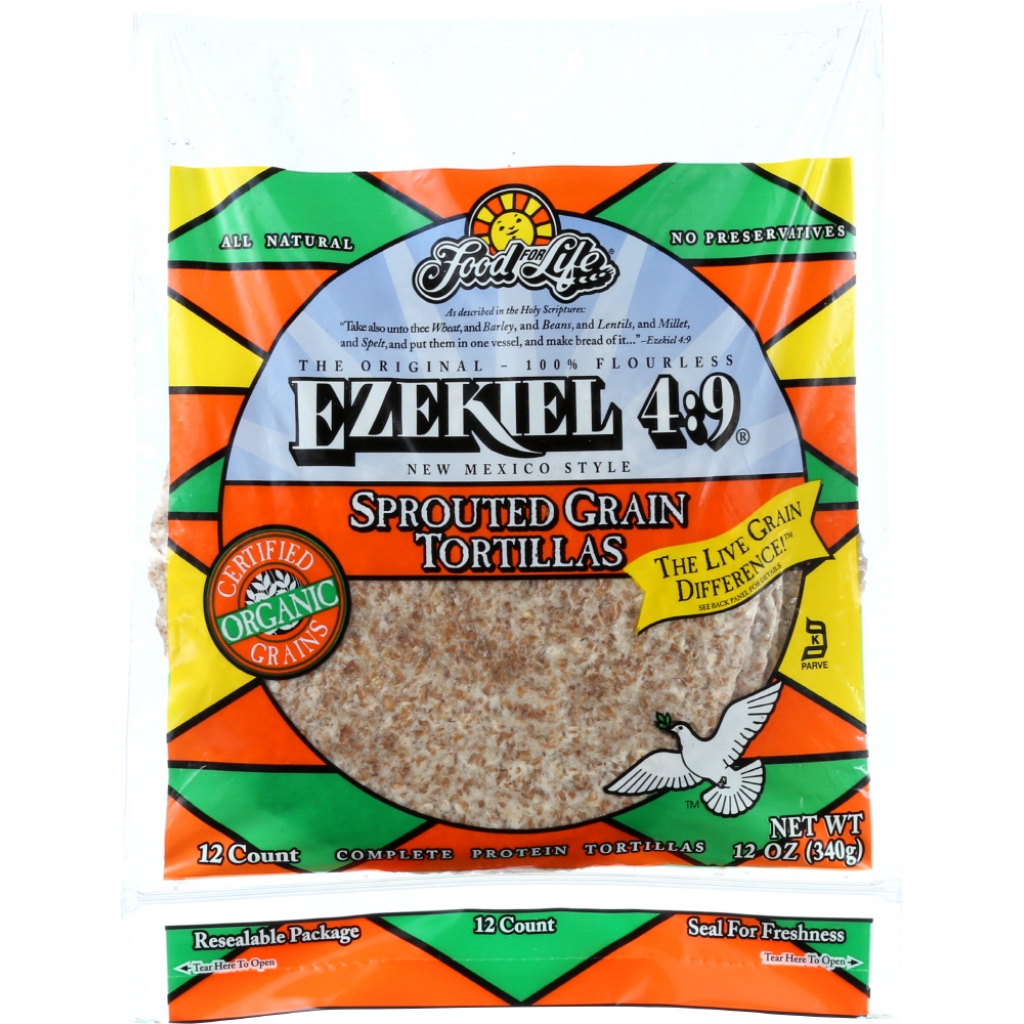 Small Sprouted Grain Tortillas, New Mexico Style, 12 oz