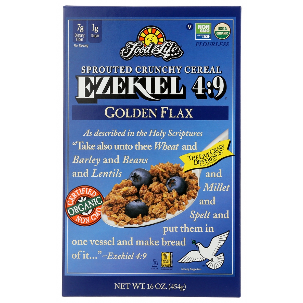 Organic 9 Sprouted Grain Cereal with Golden Flax - 16 oz