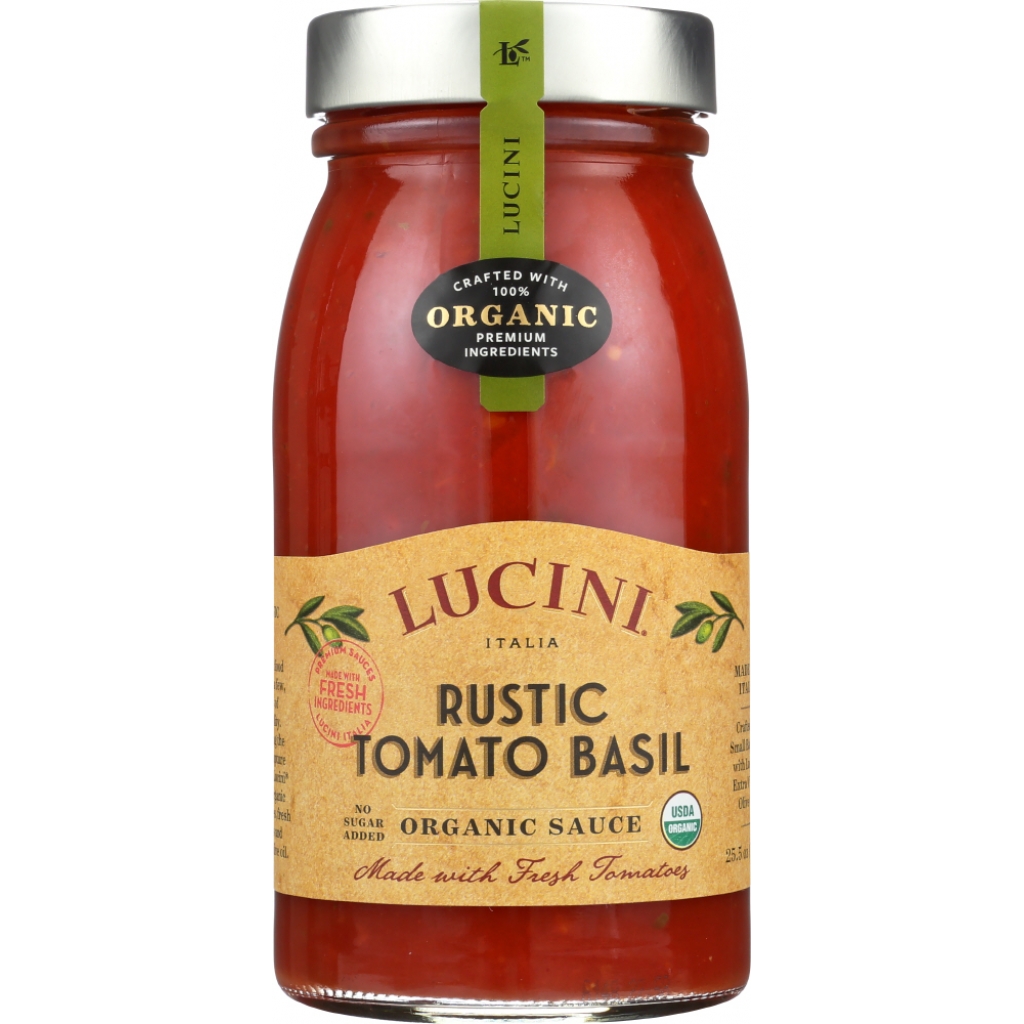 Rustic Basil Italia Tomato Sauce, 25.5 oz