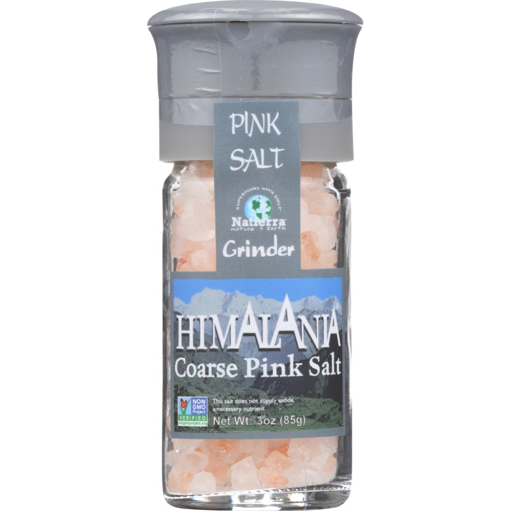 Himalayan Coarse Pink Salt Grinder, 3 oz