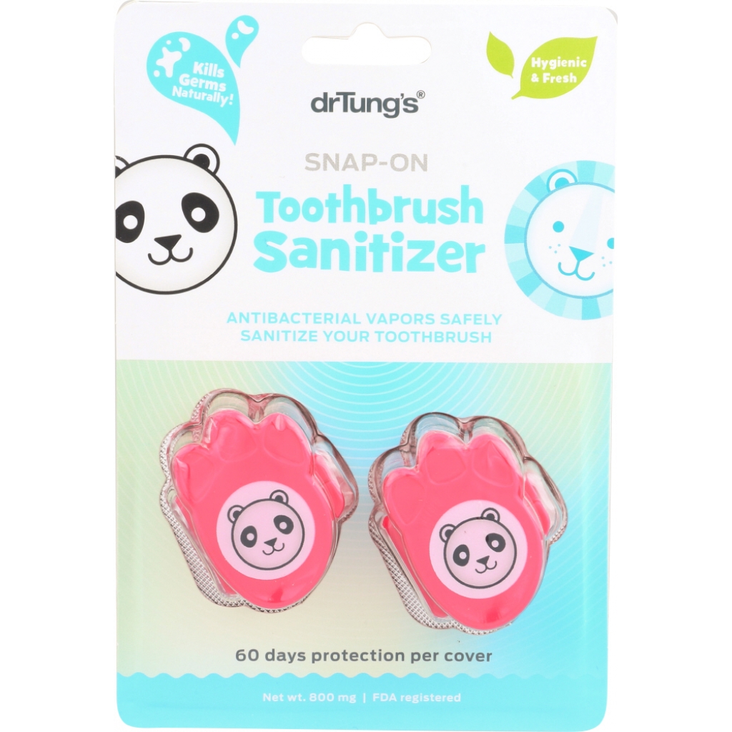 Kid's Biodegradable Toothbrush Sanitizer - 2 pc