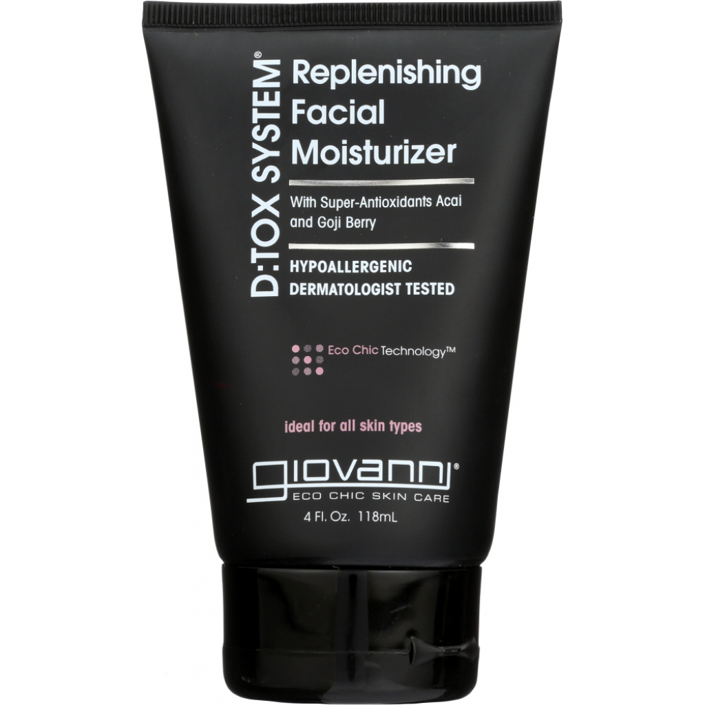 Giovanni D:tox System Replenishing Facial Moisturizer - 4 oz