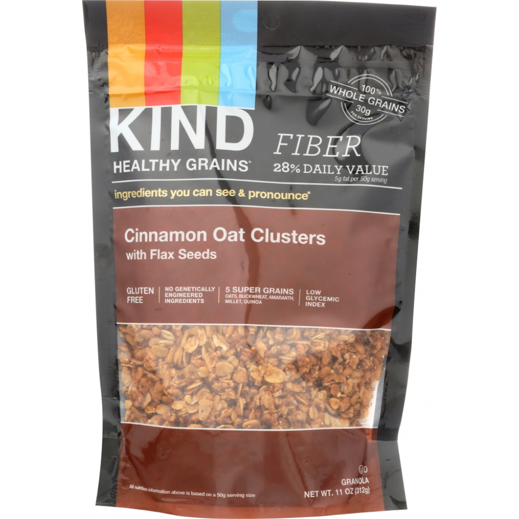 Healthy Grains Cinnamon Oat Clusters with Flax Seeds - 11 oz