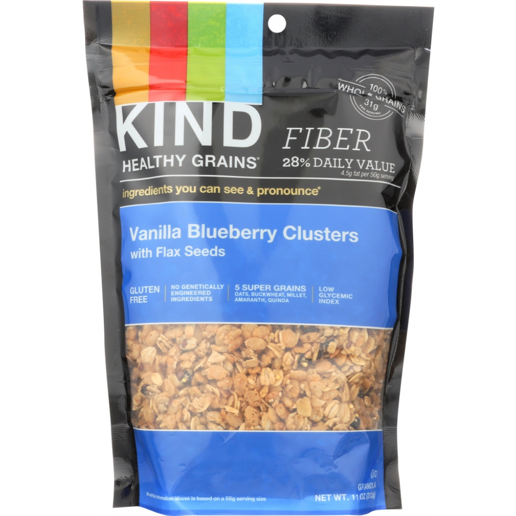 Healthy Grains Vanilla Blueberry Cluster - Nourishing Snack