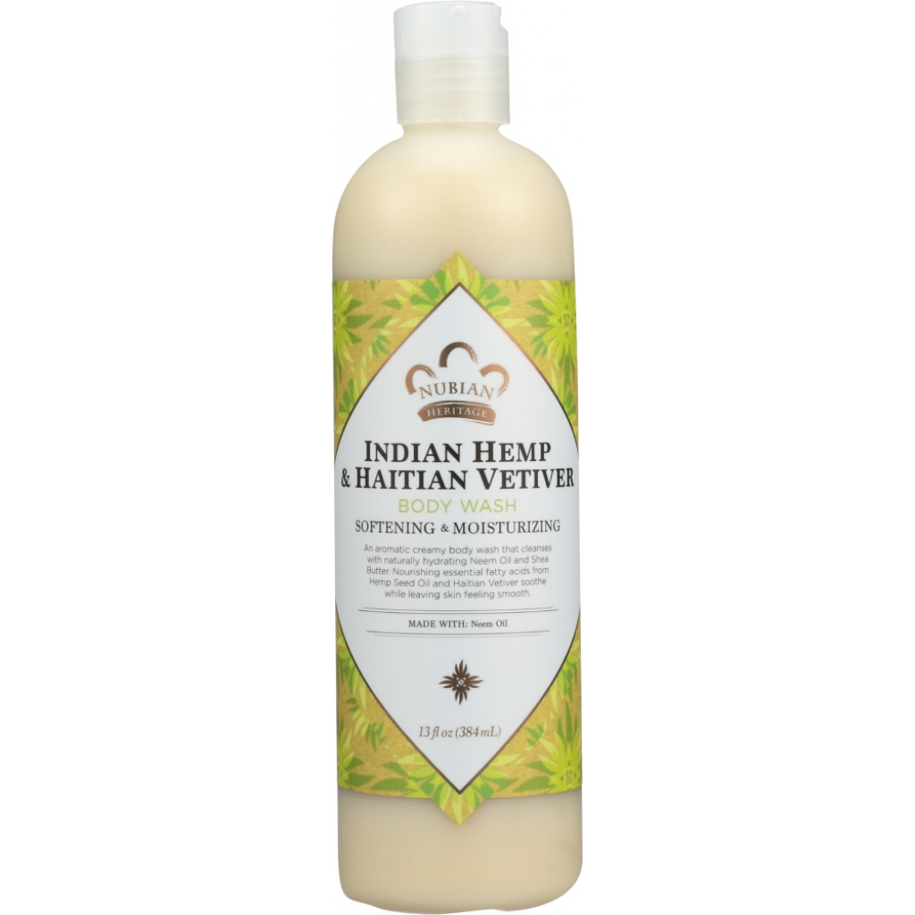 Indian Hemp & Haitian Vetiver Body Wash - 13 oz