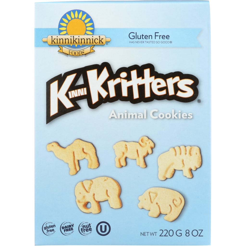 Gluten-Free KinniKritters Animal Cookies, 8 oz