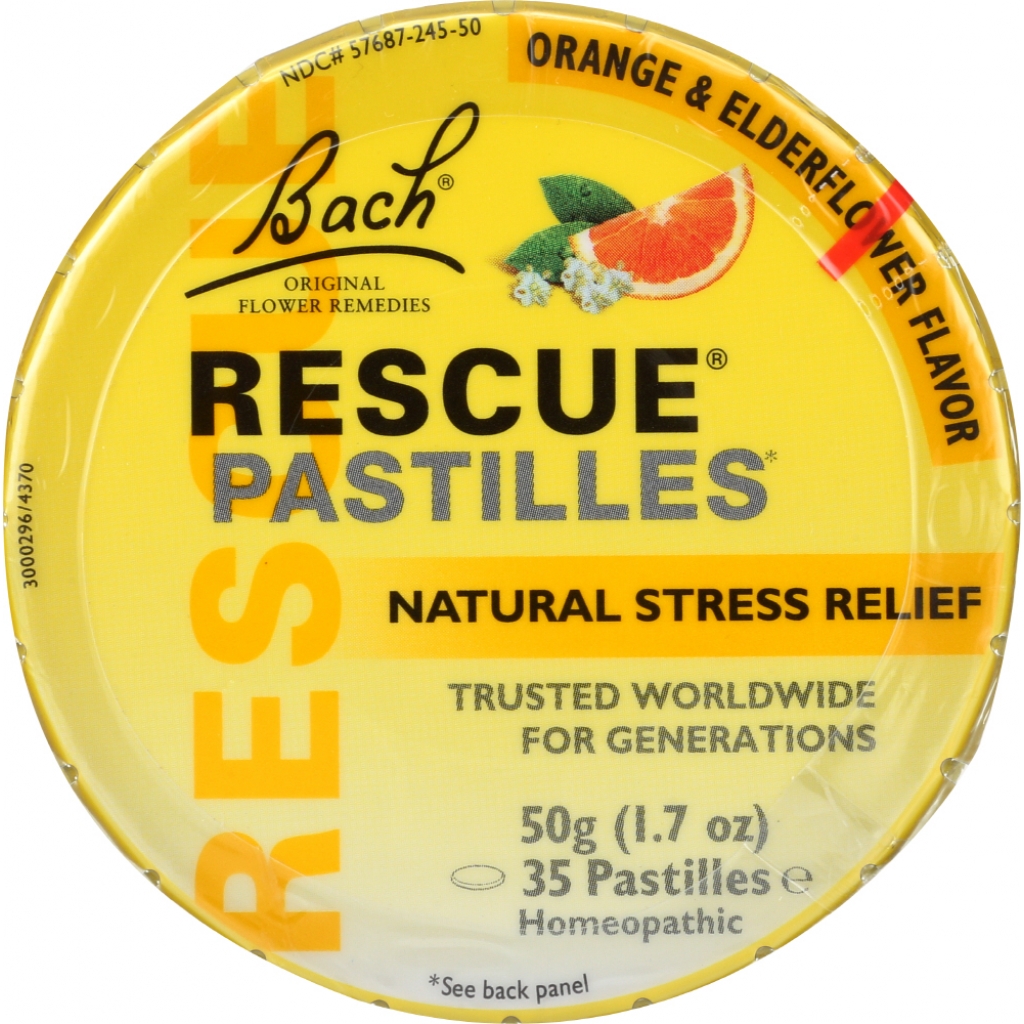 Original Flower Remedies Rescue Remedy Pastilles - 50 gm