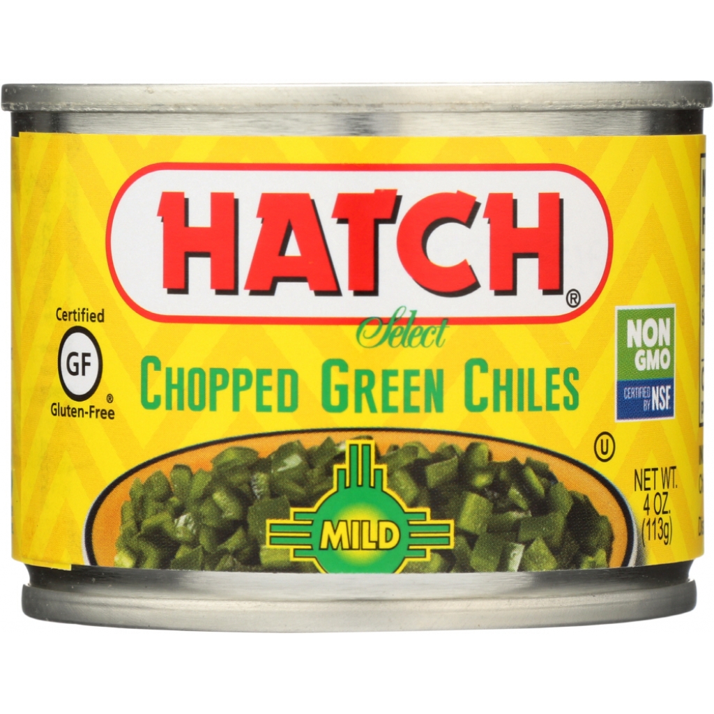 Mild Peeled Chopped Green Chiles - 4 oz