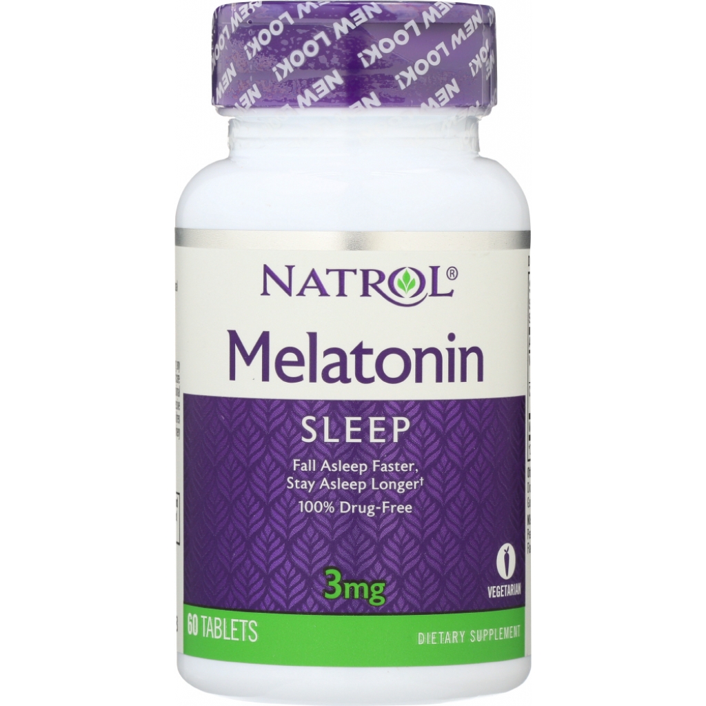 Melatonin 3 mg Sleep Aid (60 Tablets)