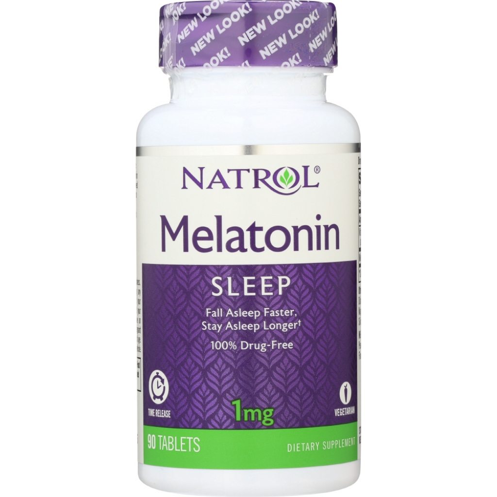 Time Release Melatonin 1 mg - 90 Tablets