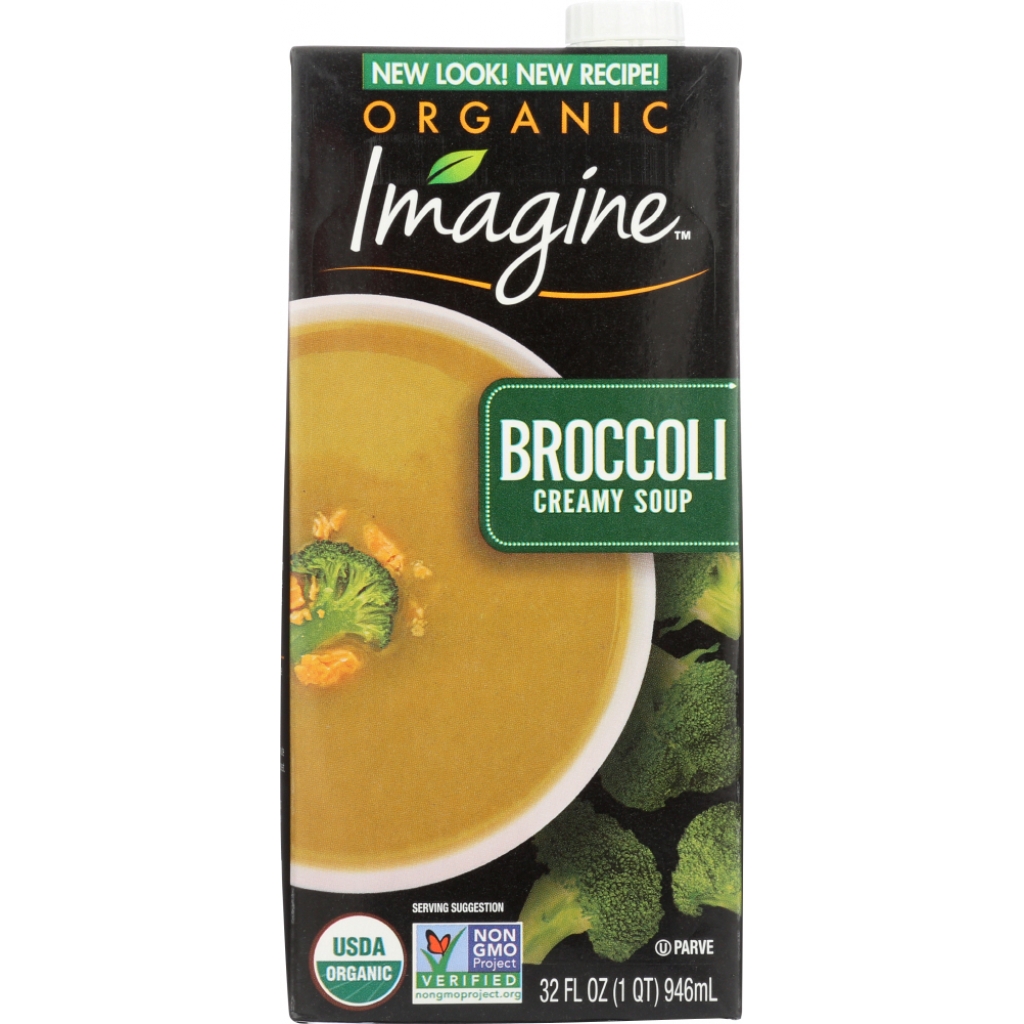 Rich Organic Creamy Broccoli Soup - 32 oz