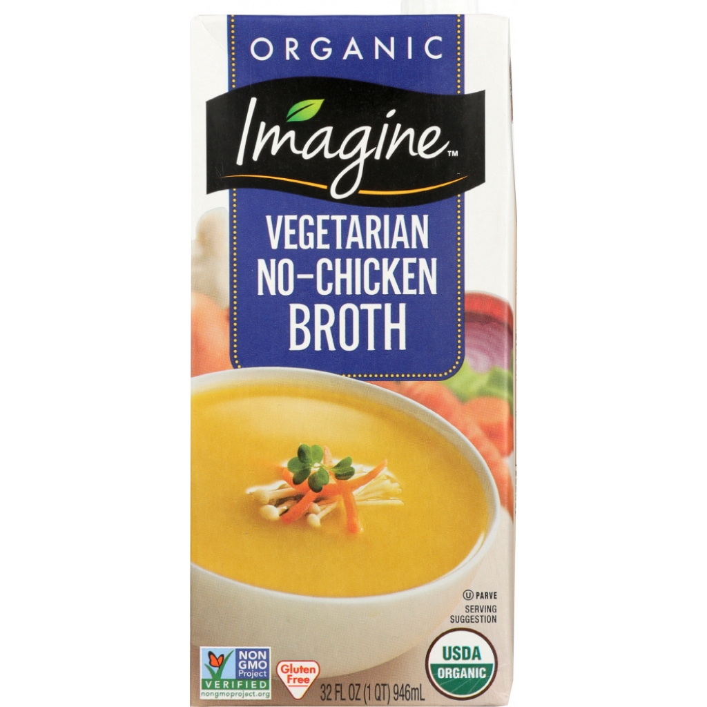 Organic No-Chicken Broth, Vegetarian Flavor Base