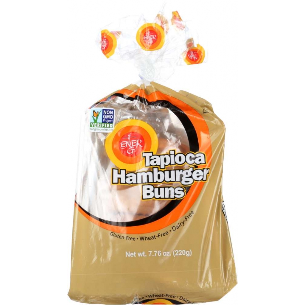 Gluten-Free Tapioca Hamburger Buns – 7.7 oz