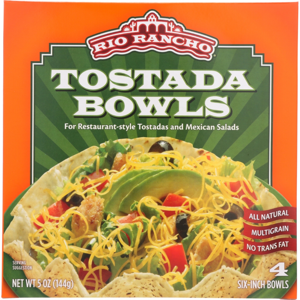 Authentic Tostada Bowls - 4 Count, 5 oz