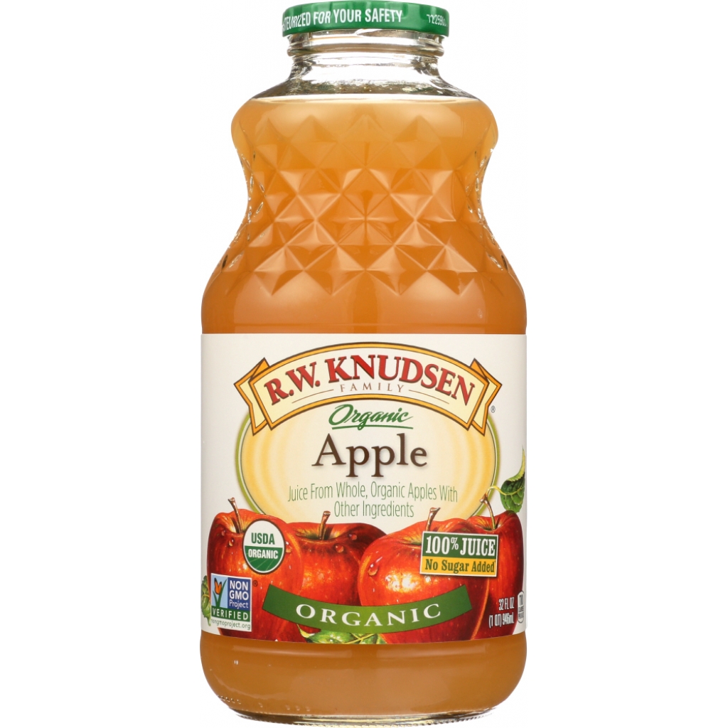 Organic Apple Juice, 32 oz