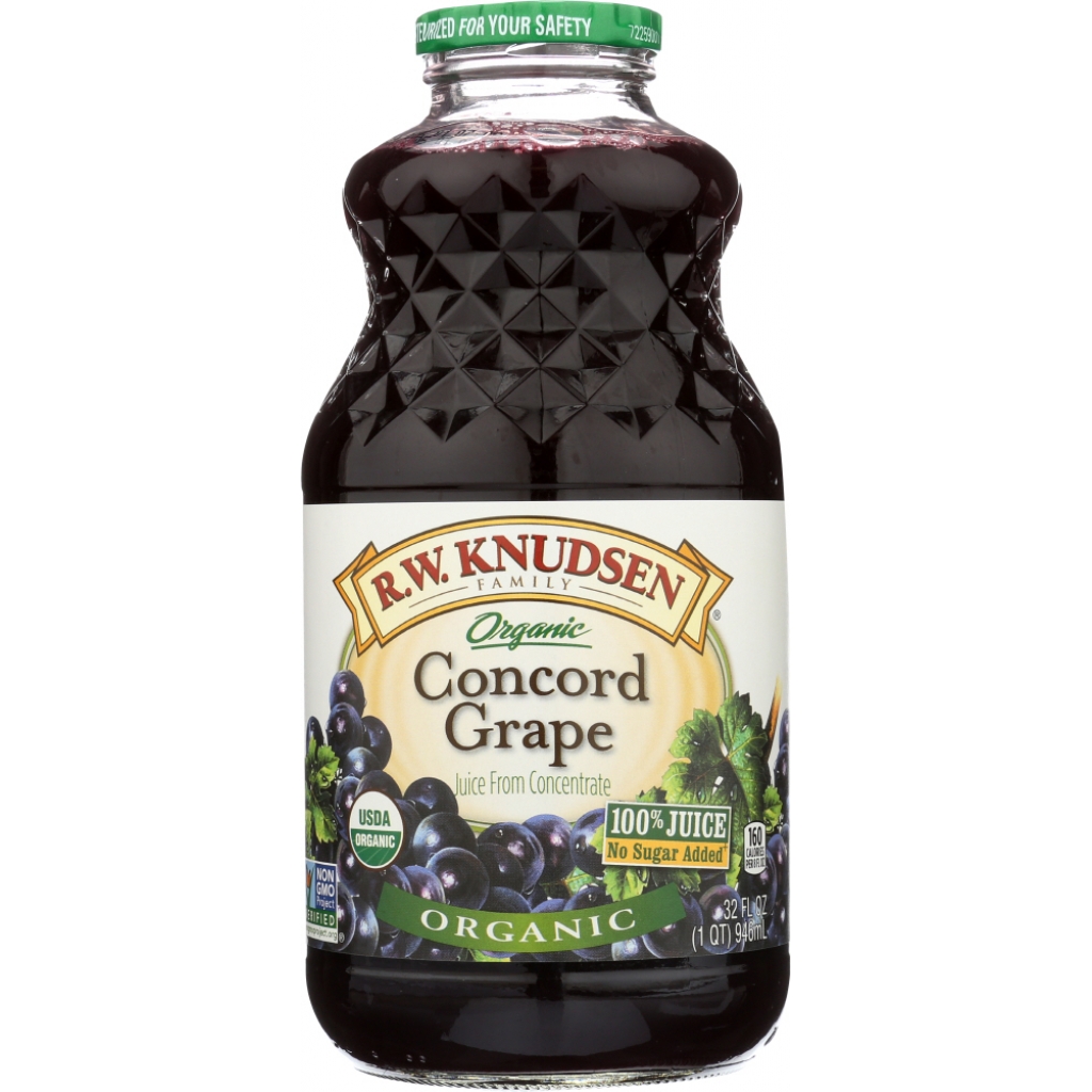 Organic Concord Grape Juice for Refreshing Beverages