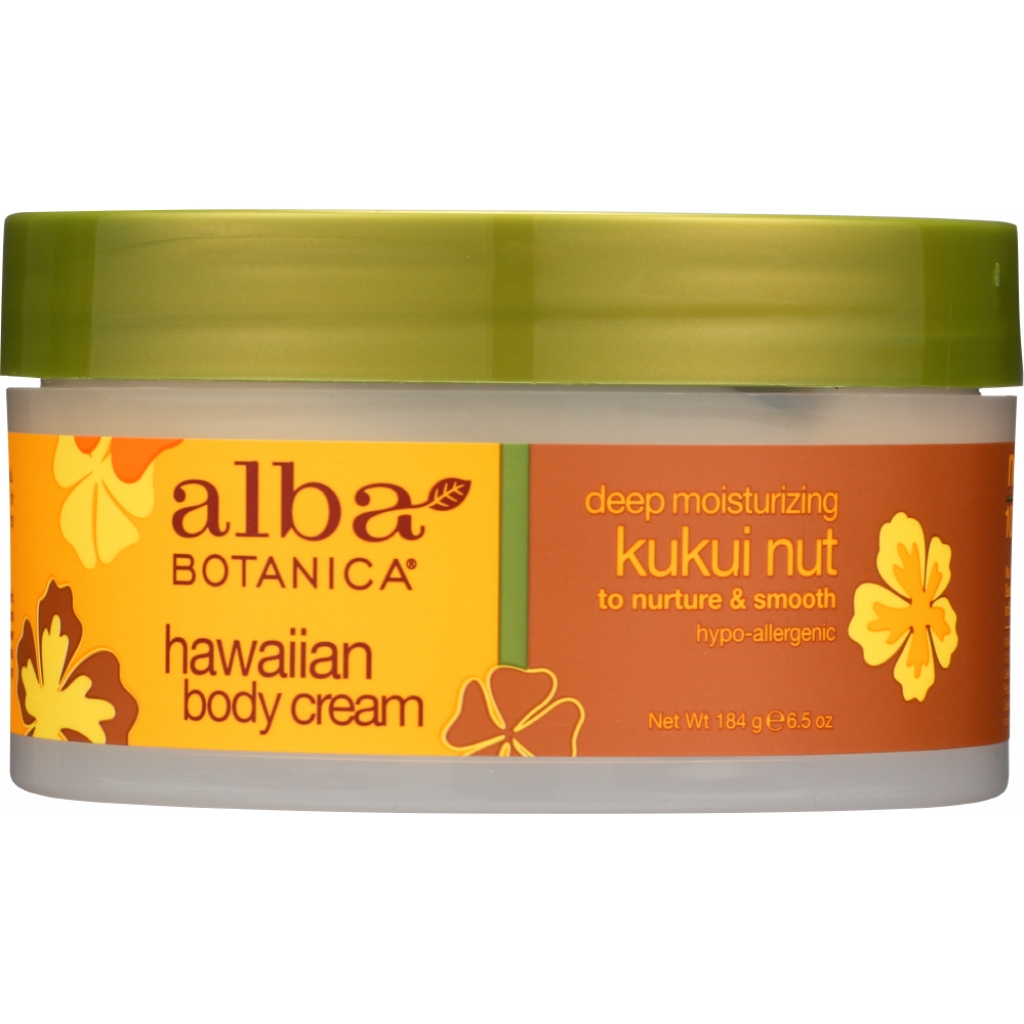 Hawaiian Body Cream Kukui Nut, 6.5 oz