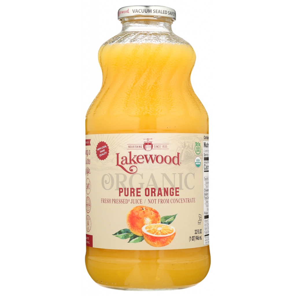 Fresh Organic Pure Orange Juice, 32 oz