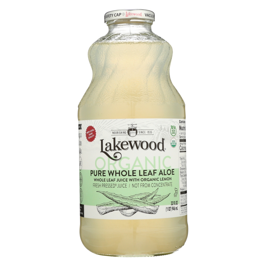 Organic Fresh Pressed Pure Aloe Whole Leaf Juice