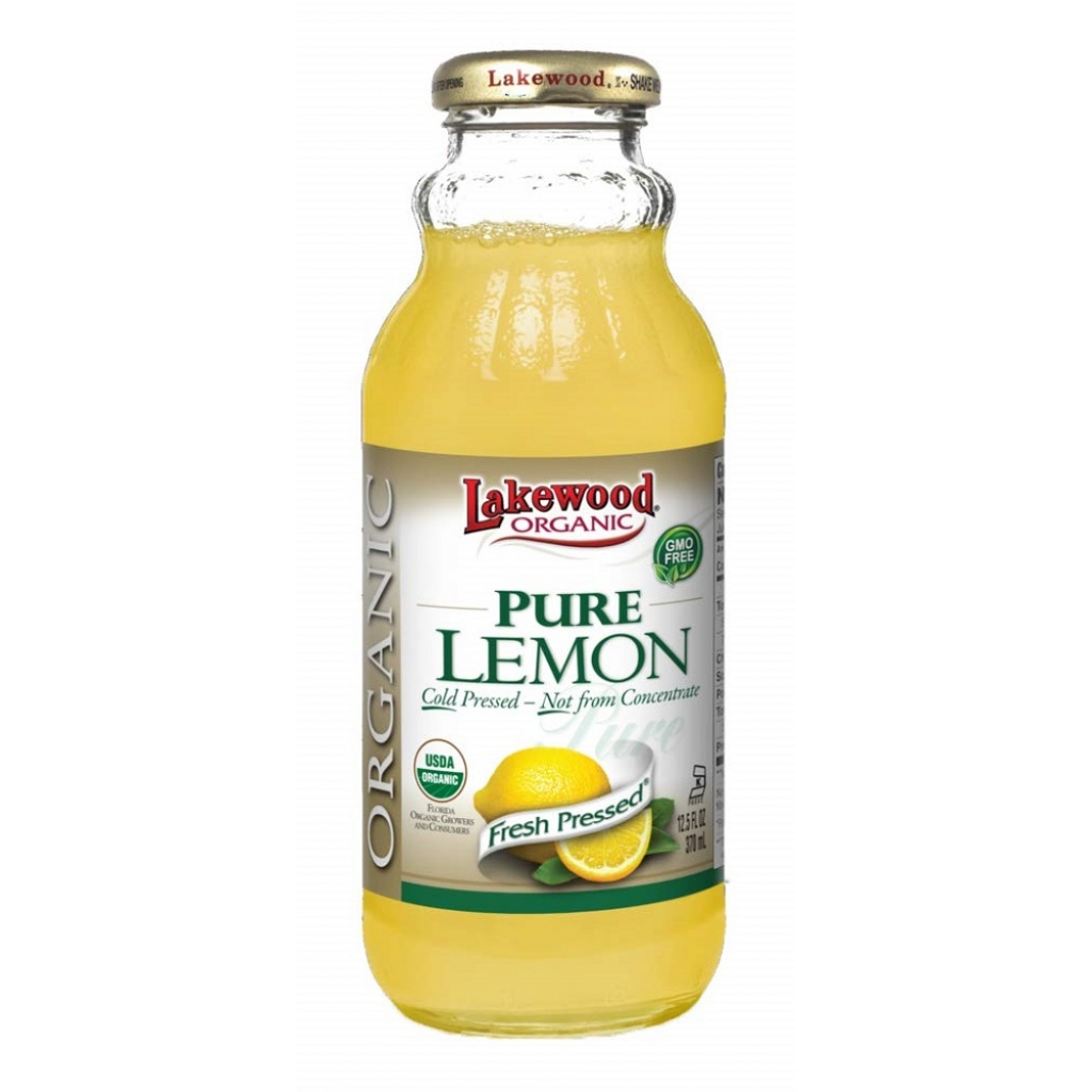 Premium Organic Pure Lemon Juice - 12.5 oz