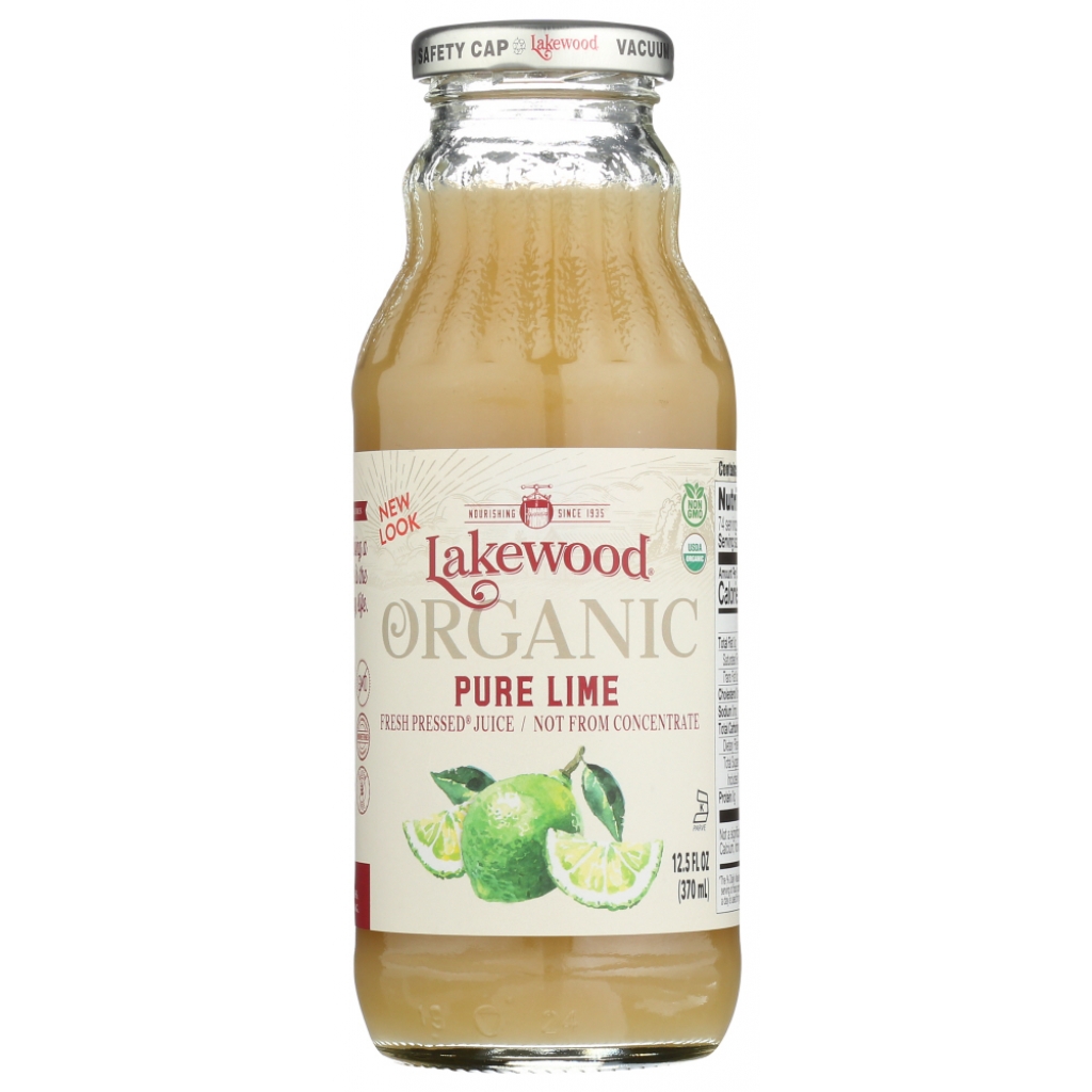 Organic Pure Lime Juice, 12.5 oz