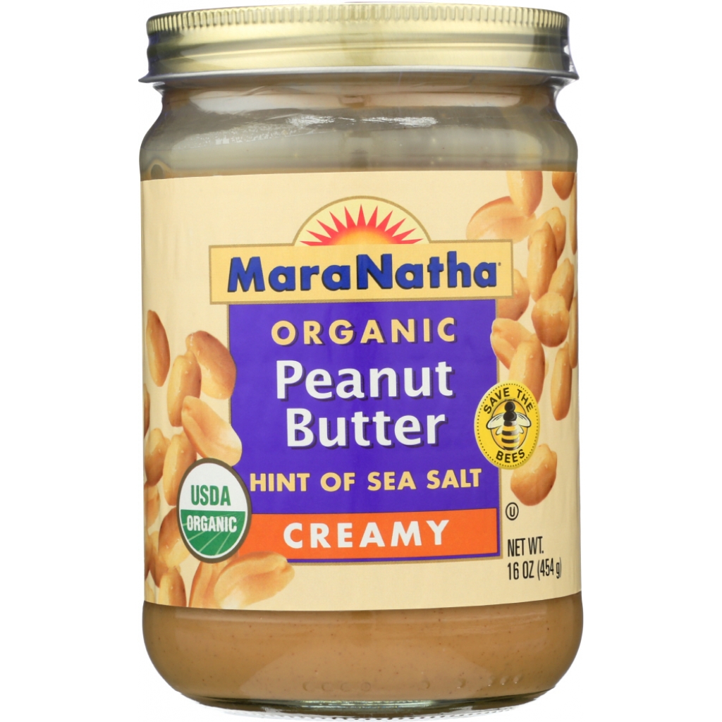 Organic Creamy Peanut Butter, 16 oz