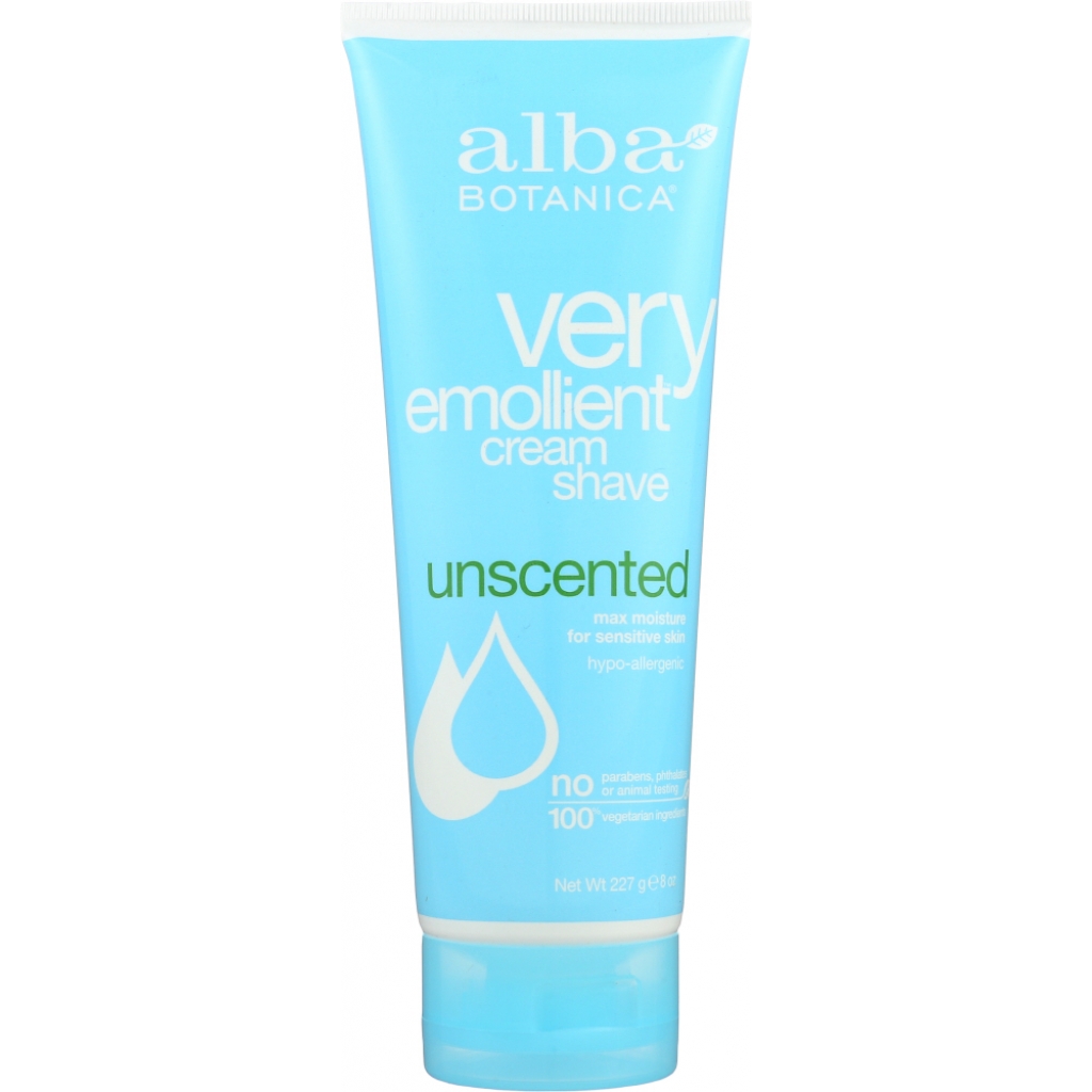 Very Emollient Cream Shave Unscented - Gentle Shaving Solution