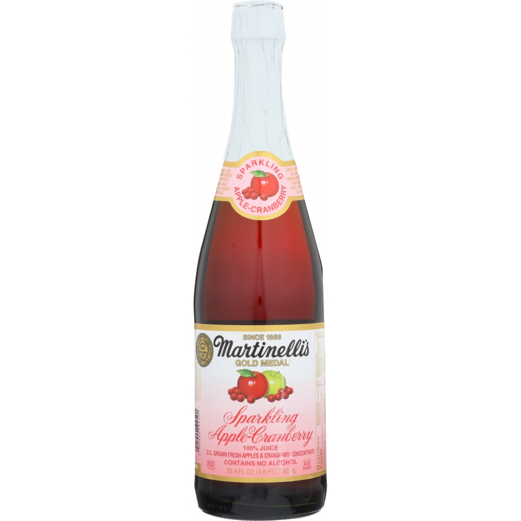 Sparkling Apple Cranberry Juice Blend