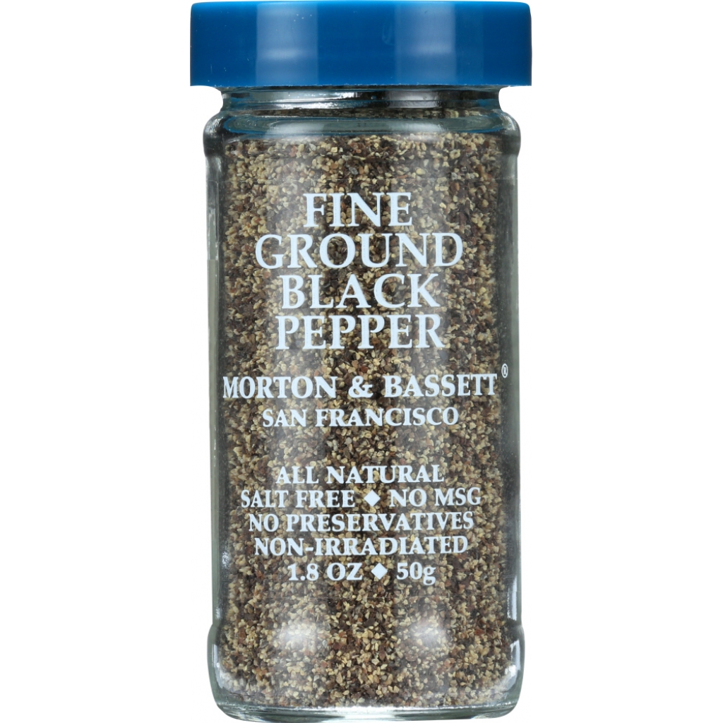 Fine Ground Black Pepper - 2 oz