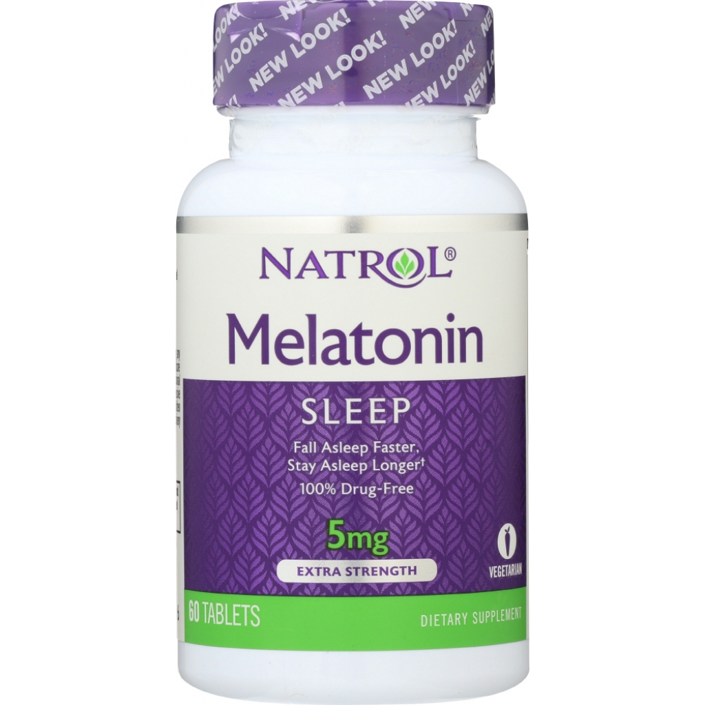 5 mg Melatonin Tablets - 60 Count