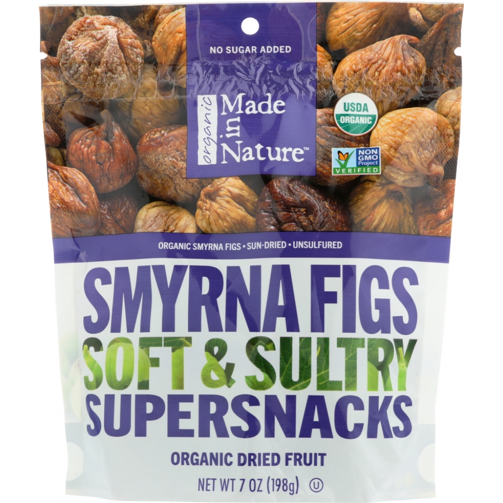 Organic Smyrna Figs - Soft & Sultry Supersnacks, 7 oz