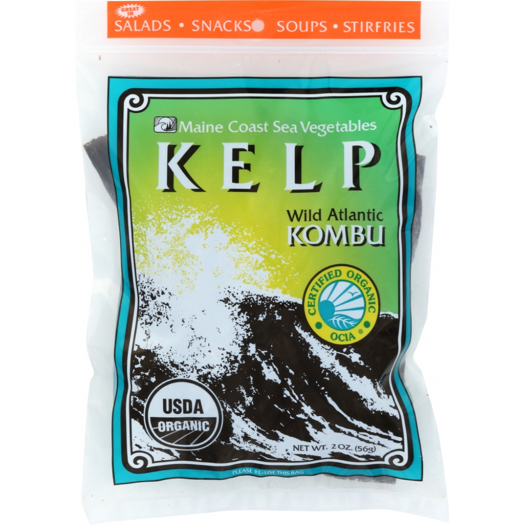 Premium Wild Atlantic Kombu Seaweed - 2 oz