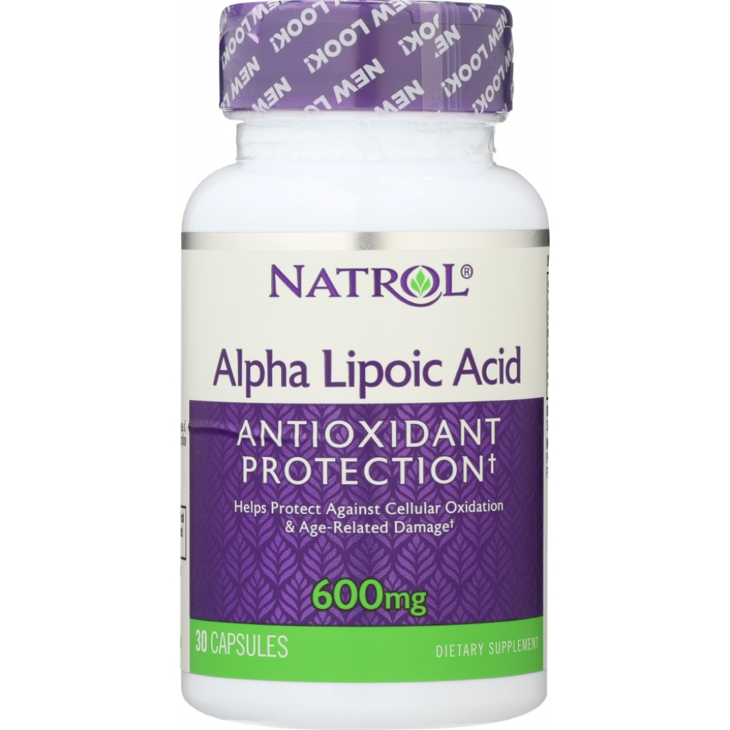 Alpha Lipoic Acid 600 mg, Antioxidant Support