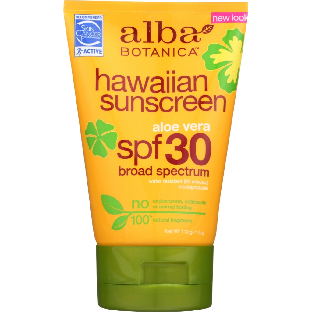 Natural Hawaiian Sunscreen SPF 30 - Safe and Effective