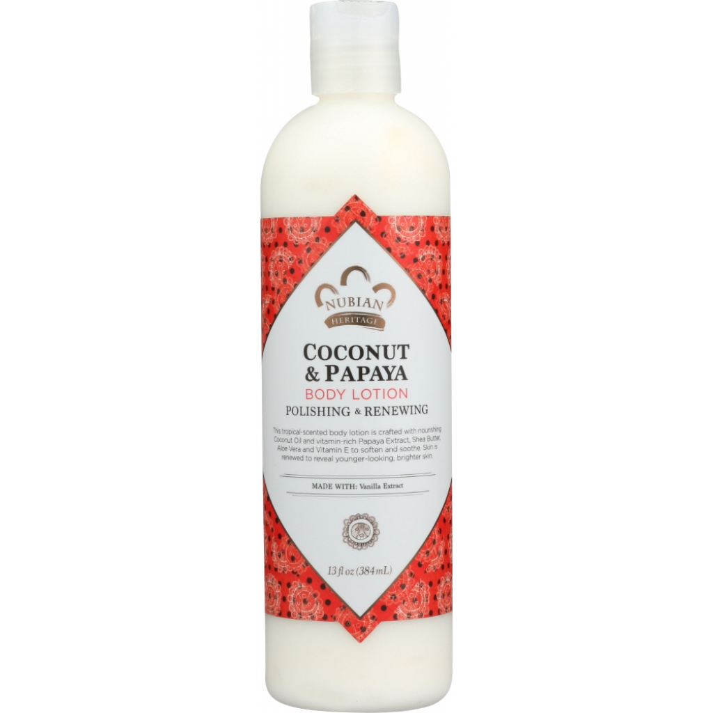 Body Lotion - Coconut & Papaya, 13 oz