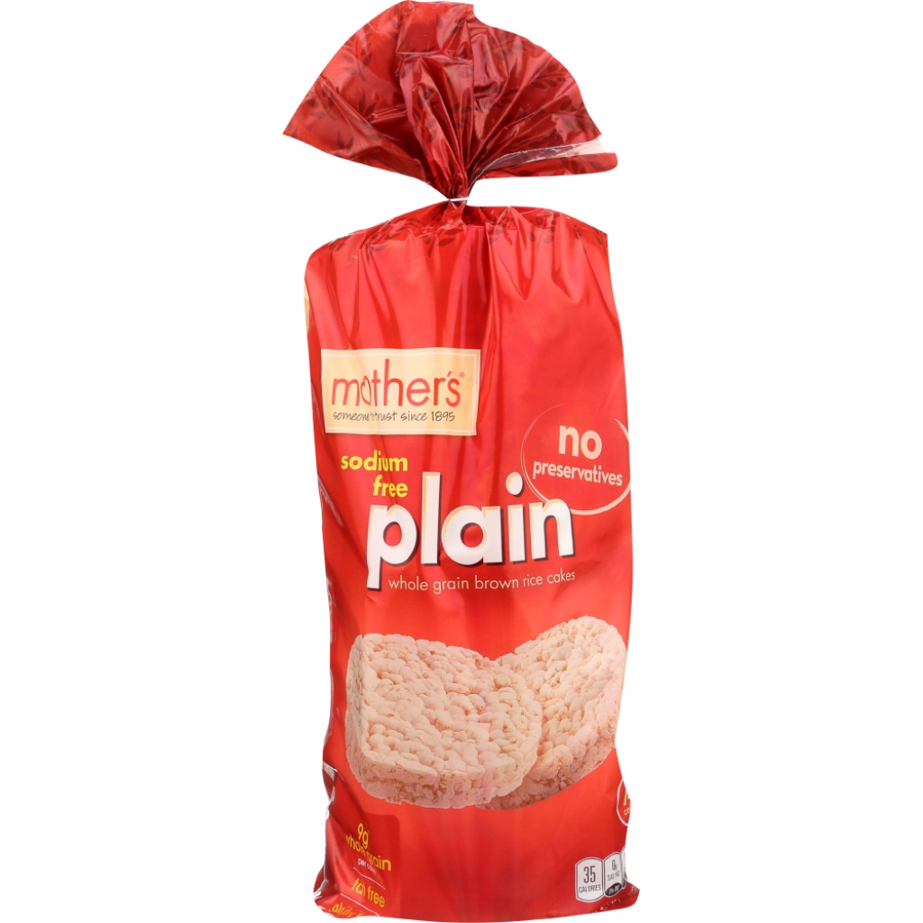 Plain Whole Grain Brown Rice Cakes - 4.5 oz