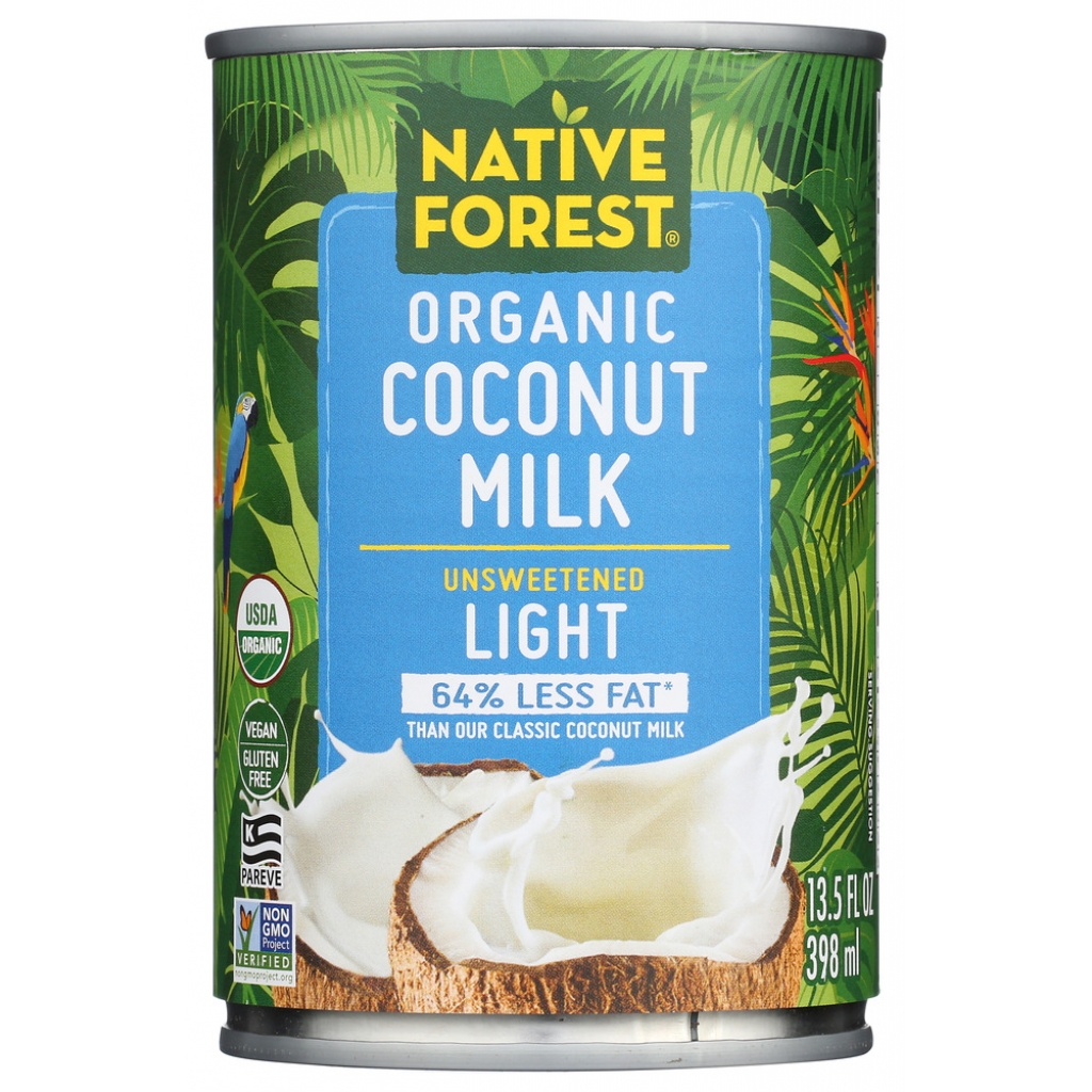 Organic Light Coconut Milk Unsweetened - Creamy and Versatile