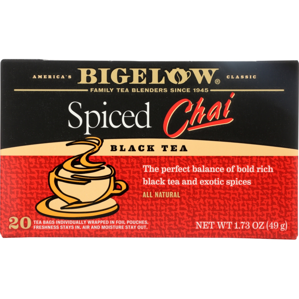 Spiced Chai Black Tea Bags - 20 bags - 1.73 oz