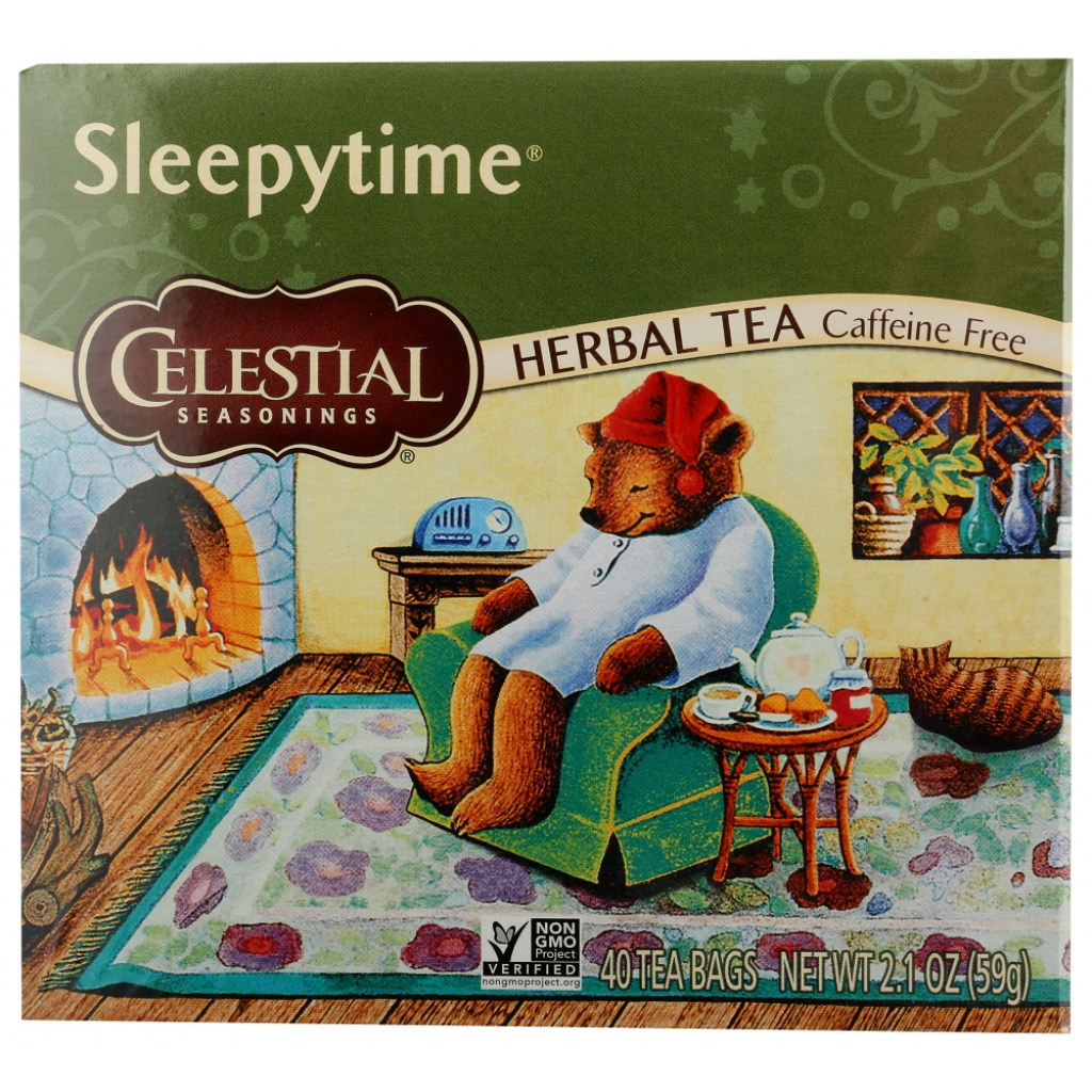 Caffeine-Free Sleepytime Herbal Tea - 40 Tea Bags, 2.0 oz