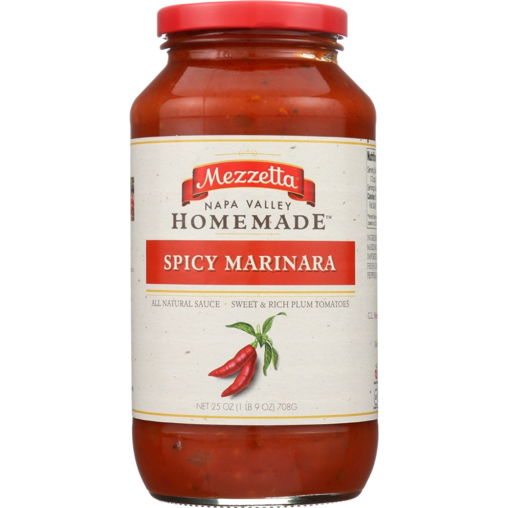 Mezzetta Napa Valley Bistro Spicy Marinara Sauce - 25 oz