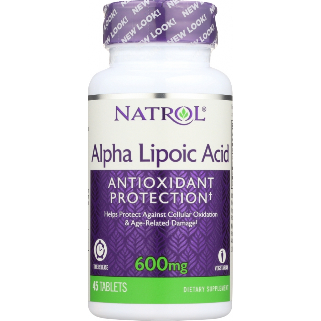 Antioxidant-Rich Alpha Lipoic Acid 600 mg - 45 Tablets