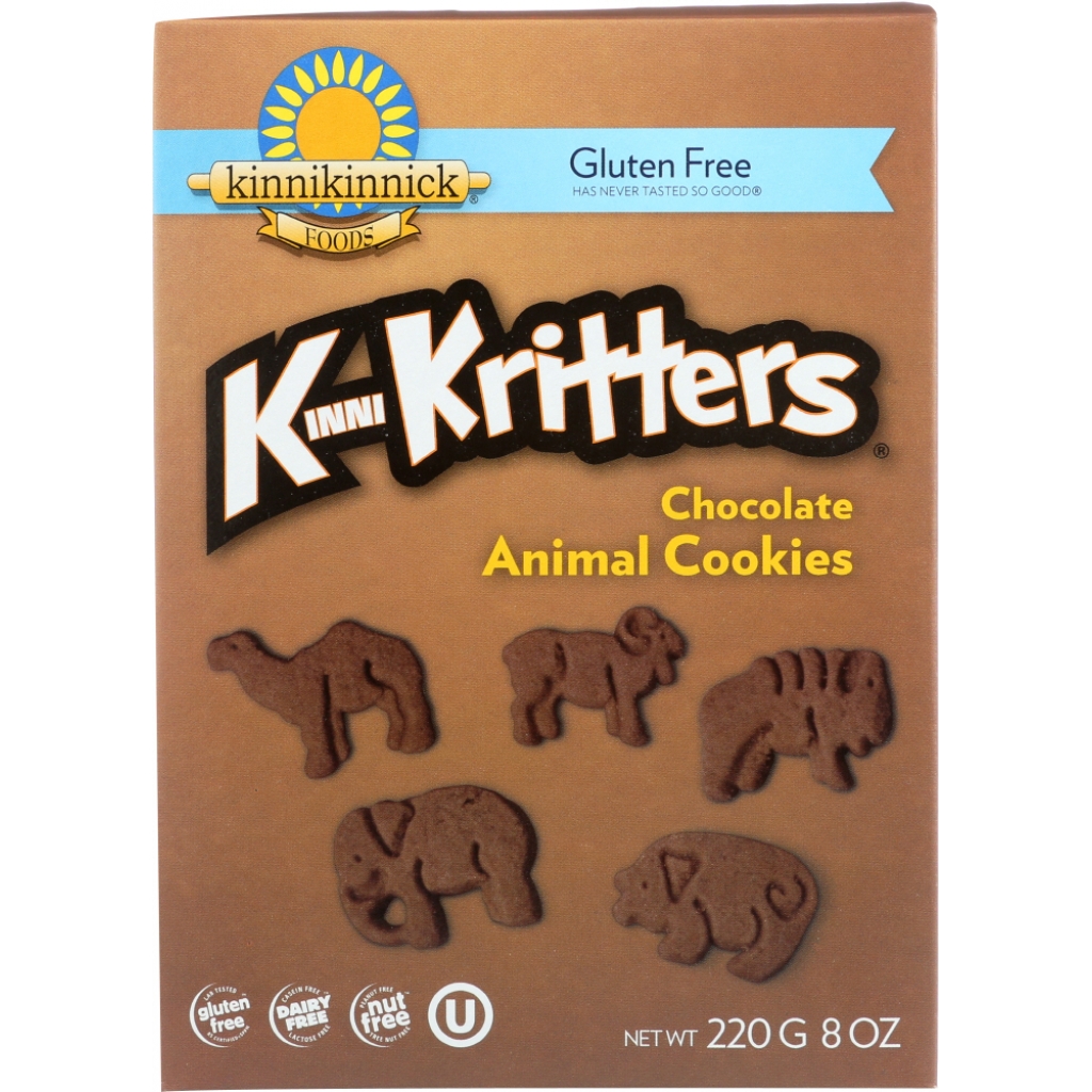 Gluten Free Chocolate Animal Cookies - 8 oz