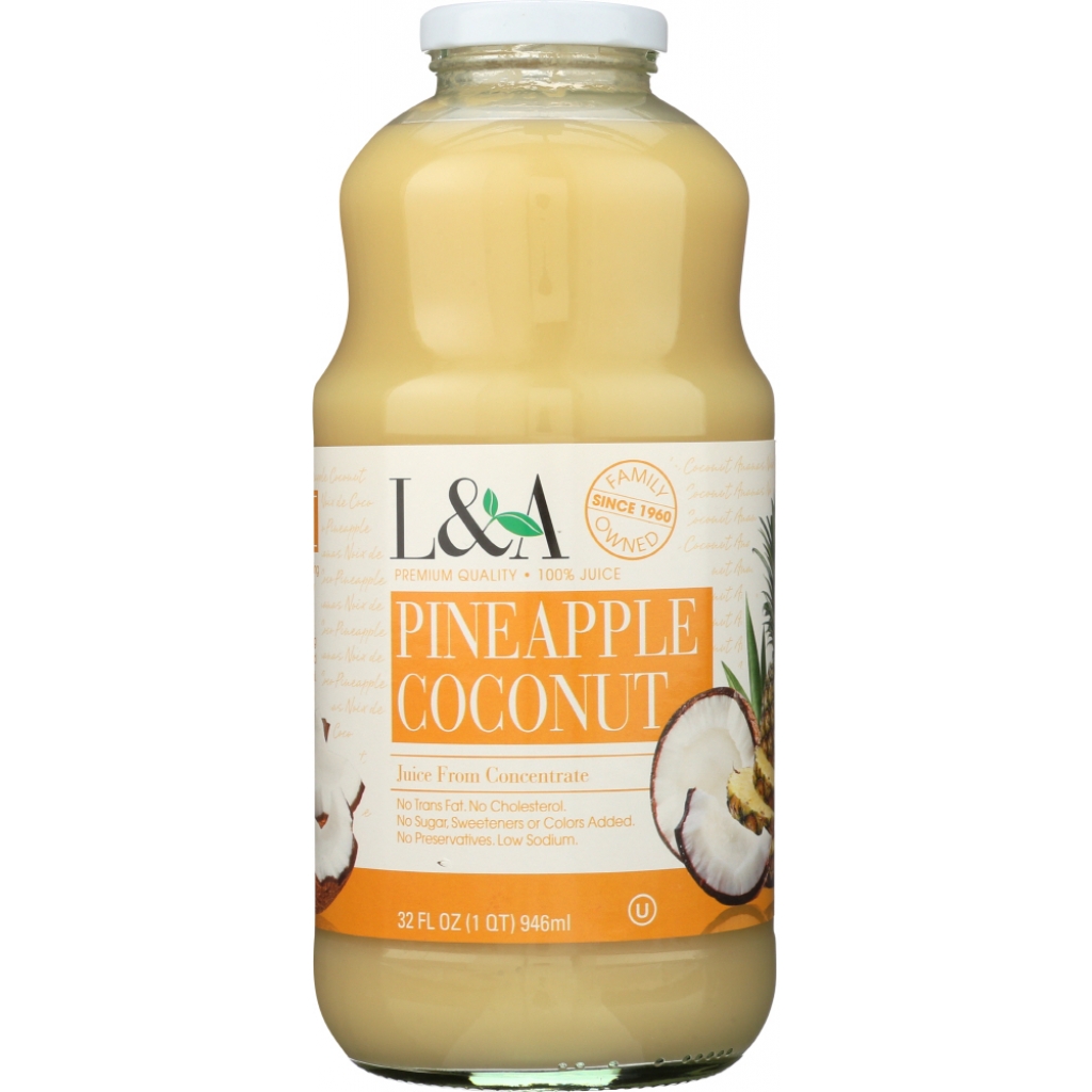 Premium Pineapple Coconut Juice Blend, 32 oz