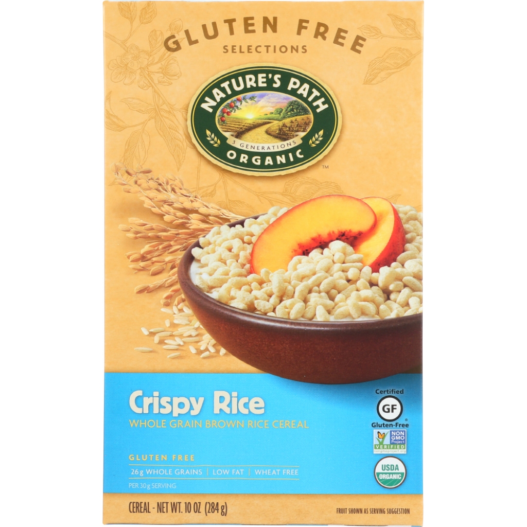 Organic Whole Grain Crispy Rice Cereal - 10 oz